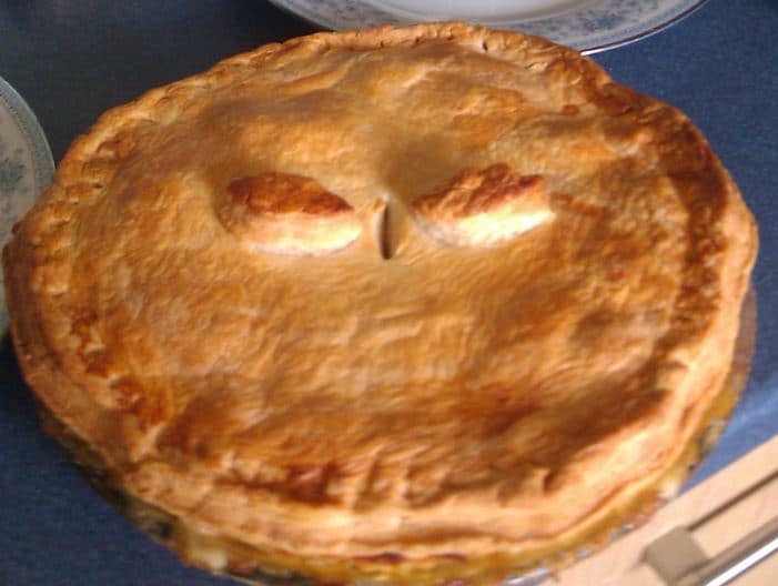 Torta de frango de liquidificador com massa fofinha