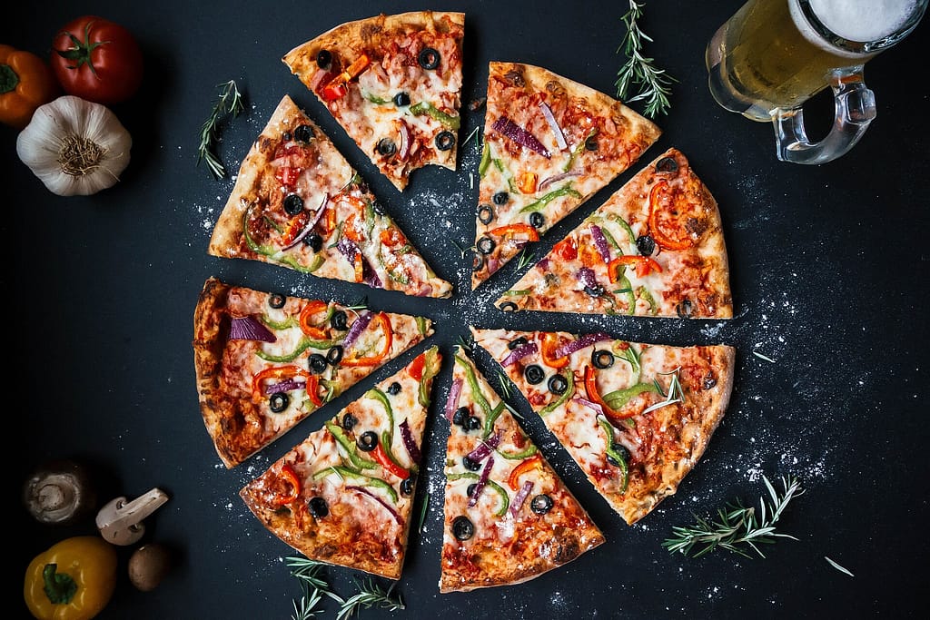 Pizza caseira de massa rápida