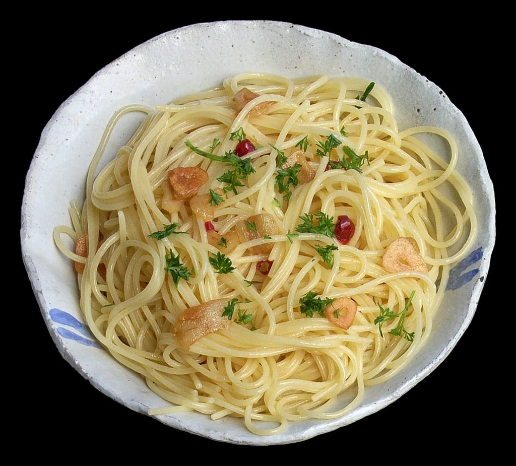 Macarrão alho e óleo soltinho