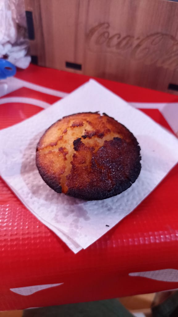 Bolinho de arroz na air fryer para aproveitar sobras