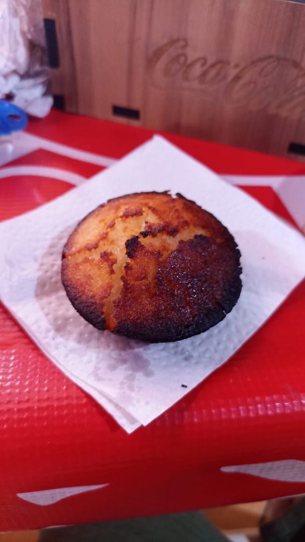 Bolinho de arroz na air fryer para aproveitar sobras